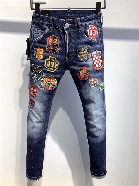 versace blue dzins|Men's Luxury & Designer Jeans .